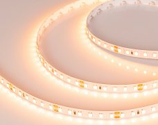 Светодиодная лента RT-A120-8mm 24V Warm2400 (14.4 W/m, IP20, 2835, 5m) (Arlight, Открытый)