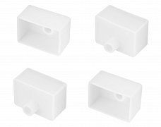 Заглушка WPH-FLEX-3020 WHITE с отверстием (Arlight, Пластик)