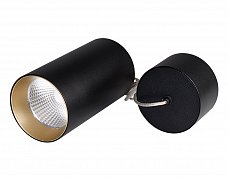 Светильник подвесной SP-POLO-R85-2-15W Day White 40deg (Black, Gold Ring) (Arlight, IP20 Металл, 3 года)