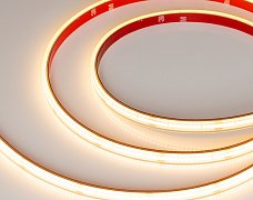 Светодиодная лента герметичная CSP-PFS-X320-10mm 24V Warm2400 (10 W/m, IP68, TWP100, 5m) (Arlight, -)
