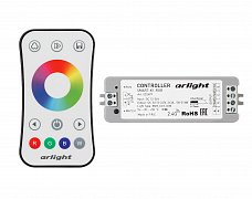 Контроллер SMART-RGB-SET-RING (12-24V, 3x3A, ПДУ 2.4G) (Arlight, IP20 Пластик, 5 лет)