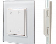 Панель Knob SR-2833RGB-RF-UP White (3V,RGBW,1зона) (Arlight, IP20 Пластик, 3 года)