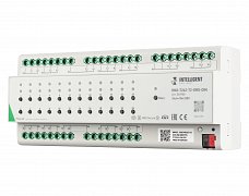 INTELLIGENT ARLIGHT Релейный модуль KNX-7242-72-DRO-DIN Grey (BUS, 24x10A) (IARL, IP20 Пластик, 2 года)