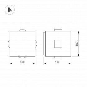 Светильник LGD-VERSATI-4x3W Warm3000 (Серый, 4x3 deg, 230V) (Arlight, IP65 Металл, 3 года)