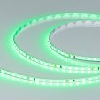 Светодиодная лента RT-A120-5mm 24V Green (9.6 W/m, IP20, 2835, 5m) (Arlight, узкая)