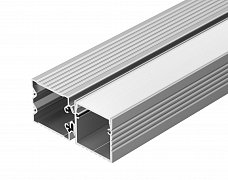 Профиль с экраном ALU-BASE-PW35S-2000 ANOD+FROST AG (Arlight, Алюминий)
