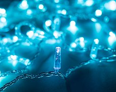Светодиодная гирлянда ARD-STRING-CLASSIC-10000-CLEAR-100LED-FLASH Azure (230V, 7W) (Ardecoled, IP65, 1 год)