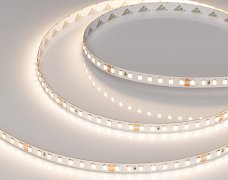 Светодиодная лента RT-A128-8mm 24V Warm3500 (10 W/m, IP20, 5m) (Arlight, высок.эфф.150 лм/Вт)
