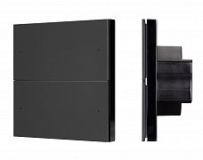 INTELLIGENT ARLIGHT Кнопочная панель SMART-DMX512-801-22-4G-4SC-DIM-IN Black (230V, 2.4G) (IARL, IP20 Пластик, 5 лет)