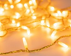 Светодиодная гирлянда ARD-STRING-CLASSIC-10000-YELLOW-100LED-MILK-STD Yellow (230V, 7W) (Ardecoled, IP65)