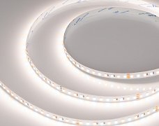 Светодиодная лента RT-A120-10mm 24V White-MIX (23 W/m, IP20, 2835, 5m) (Arlight, Изменяемая ЦТ)