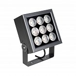 Прожектор KT-BLOCK-S185x185-36W RGBW-Day (Графит, 15 deg, 24V, DMX512) (Arlight, IP66 Металл, 3 года)