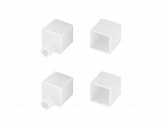 Заглушка WPH-FLEX-1212-TOP WHITE с отверстием (Arlight, Пластик)