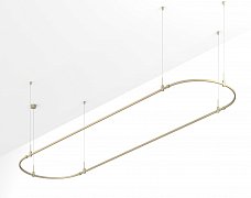 Основание ART-APRIORI-OVAL-HANG-4000x1000 (OG) (Arlight, IP20 Металл, 3 года)