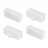 Заглушка WPH-FLEX-5025-TOP WHITE с отверстием (Arlight, Силикон)