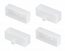 Заглушка WPH-FLEX-5025-TOP WHITE с отверстием (Arlight, Силикон)