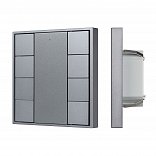 INTELLIGENT ARLIGHT Кнопочная панель DALI-201-23-8K-D2-IN Silver (BUS, Frame) (IARL, IP20 Металл, 3 года)