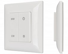 Панель SMART-P48-MIX-P-SUF (3V, 1 зона, Knob, 2.4G) (Arlight, Пластик)