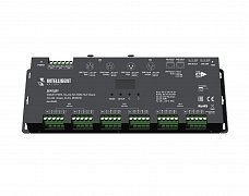 INTELLIGENT ARLIGHT Декодер SMART-PWM-124-83-SH-RDM-SUF Black (12-24V, 24x4A, XLR3, DMX512) (Arlight, IP20 Металл, 5 лет)