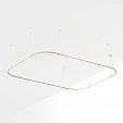Основание ART-APRIORI-RECTANGLE-SOFT-HANG-4500x3500 (GD) (Arlight, IP20 Металл, 3 года)