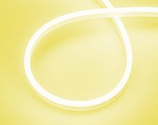 Лента герметичная AURORA-PS-A120-12x6mm 24V Yellow (10 W/m, IP65, 2835, 5m) (Arlight, Силикон, 2 года)