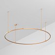 Основание ART-APRIORI-ROUND-ROD-400-R1500 (GD) (Arlight, IP20 Металл, 3 года)