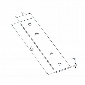 Соединитель профиля SL-LINE-4050-3L-180 Set (Arlight, Металл)