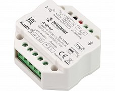 INTELLIGENT ARLIGHT Диммер SMART-0-10V-301-72-DIM-PD-IN (230V, 1x20mA, TUYA BLE, 2.4G) (IARL, IP20 Пластик, 5 лет)