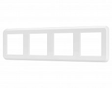 Рамка пластиковая FRM-VERSA-PL-4-WH (Arlight, -)