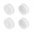 Заглушка WPH-FLEX-D40-360deg WHITE с отверстием (Arlight, Силикон)