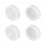 Заглушка WPH-FLEX-D40-360deg WHITE с отверстием (Arlight, Силикон)