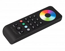 Пульт SMART-R43-RGBW Black (1 зона, 2.4G) (Arlight, IP20 Пластик, 5 лет)