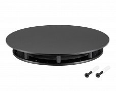 Крепление MOONLIGHT-BASE-ROUND-D18-L Black (Arlight, Металл)
