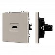 Механизм HDMI розетки SCT-NOBE-MHD1-SFPL-CA (Arlight, Кашемир)
