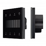 INTELLIGENT ARLIGHT Сенсорная панель SMART-DALI-301-11-4G-3SC-DT6 Черная (230V, встраиваемая, 2.4G) (IARL, IP20 Пластик, 5 лет)