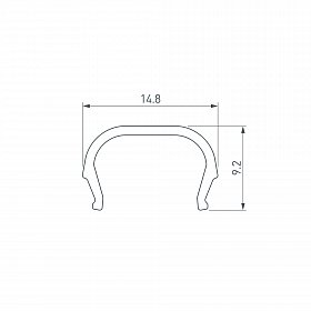 Экран LINE-D-1515-2000 OPAL (Arlight, Пластик)
