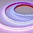 Светодиодная лента герметичная SPI-PS-A120-12mm 24V RGB-PX6-BPT (23 W/m, IP67, 2835, 5m) (Arlight, бегущий огонь)