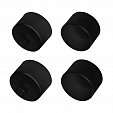 Заглушка WPH-FLEX-D22-360deg BLACK с отверстием (Arlight, Силикон)