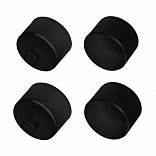 Заглушка WPH-FLEX-D22-360deg BLACK с отверстием (Arlight, Силикон)
