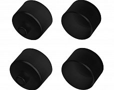 Заглушка WPH-FLEX-D22-360deg BLACK с отверстием (Arlight, Силикон)