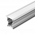 Профиль с экраном ALU-WIDE-FL-H35-2000 ANOD+FROST (Arlight, Алюминий)