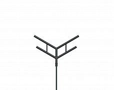 Кронштейн OXOR-SY4-1800x76-L1000 BLACK (Arlight, Сталь)