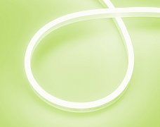 Лента герметичная AURORA-PS-A120-12x6mm 24V Lemon (10 W/m, IP65, 2835, 5m) (Arlight, Силикон, 2 года)