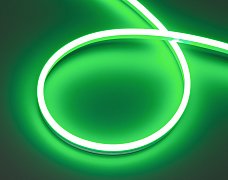Лента герметичная HALO-SIDE-A168-6x13mm 24V Green (10 W/m, IP67, 2835, 5m) (Arlight, Силикон)