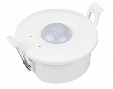 INTELLIGENT ARLIGHT Датчик движения SMART-0-10V-1001-14-62-IN White (230V, 1x4A, Relay, PIR, 2.4G) (IARL, IP20 Пластик, 5 лет)