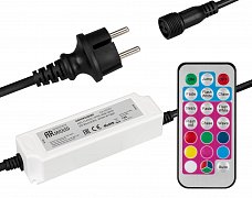 Контроллер ARD-CLASSIC-SYNC-RGB-3000LED Black (230V, 250W, RF ПДУ) (Ardecoled, Закрытый)