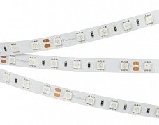 Светодиодная лента RT 2-5000 24V Orange 2x (5060, 300 LED, LUX) (Arlight, 14.4 Вт/м, IP20)