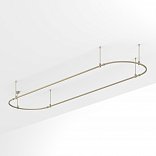 Основание ART-APRIORI-OVAL-ROD-400-4000x1000 (OG) (Arlight, IP20 Металл, 3 года)