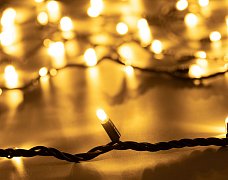 Светодиодная гирлянда ARD-STRING-PRO-10000-BLACK-100LED-STD WARM (230V, 7W) (Ardecoled, IP65, 2 года)