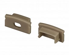 Заглушка LINE-1708 OLIVE GREY с отверстием (Arlight, Пластик)